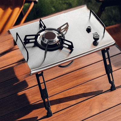 Réchaud à gaz camping - CampGasStove™ - Gris - toutcamping