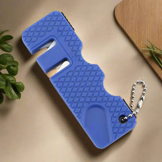 Aiguiseur de Couteaux - MiniOutdoorsKnifeSharpener™ - Bleu - toutcamping