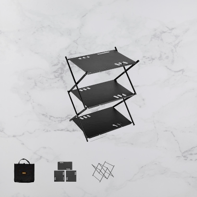 Étagères de rangement - OutdoorRack™ - Noir - toutcamping