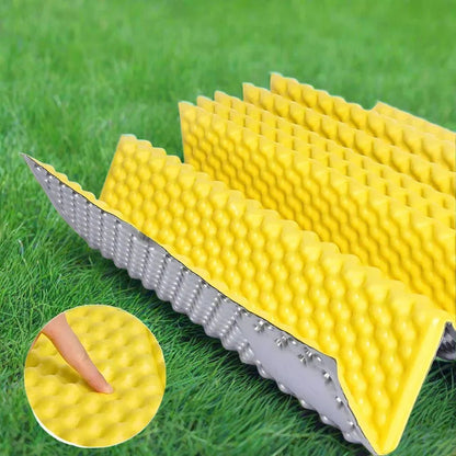 Matelas Camping - PortableCampingMat™ - Jaune - toutcamping