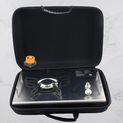 Réchaud à gaz camping - CampGasStove™ - Gris - toutcamping