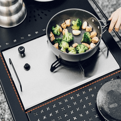 Réchaud à gaz camping - CampGasStove™ - Gris - toutcamping
