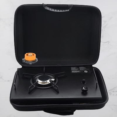Réchaud à gaz camping - CampGasStove™ - Noir - toutcamping