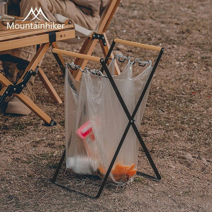 Support pour Sac Poubelle - PortableGarbageBag™ - Noir - toutcamping