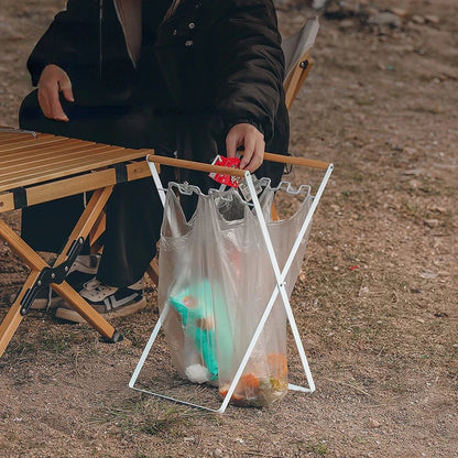 Support pour Sac Poubelle - PortableGarbageBag™ - Noir - toutcamping