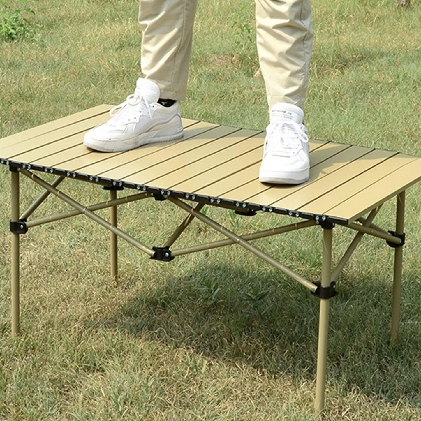 Table Pliante Camping - CampFlex™ - Beige - toutcamping