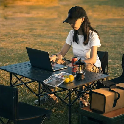 Table Pliante Camping - CampFlex™ - Noir - toutcamping