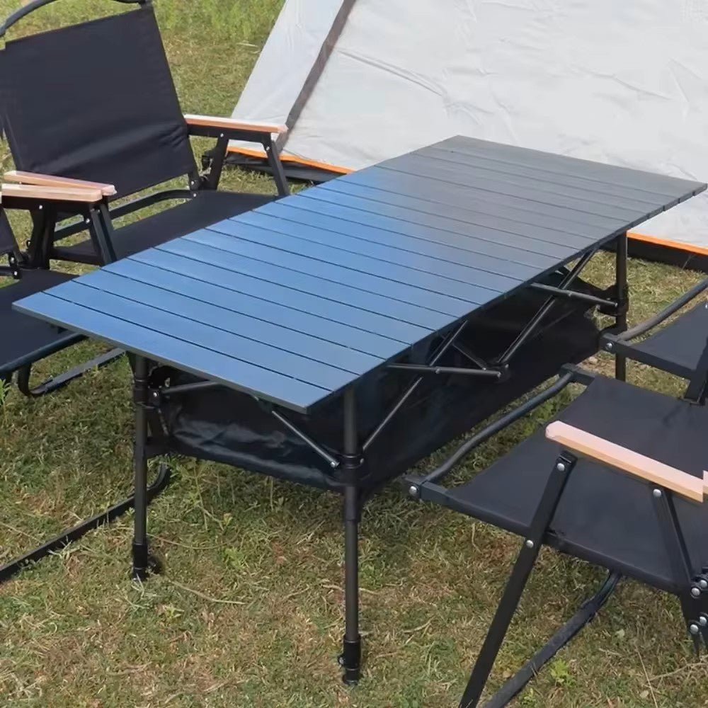 Table Pliante Camping - CampFlex™ - Noir - toutcamping